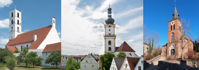 Drei Dekanatskirchen 