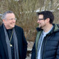 Der Landesbischof mit B&uuml;rgermeister Paul Ro&szlig;berger aus Lam